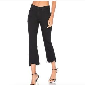 MOTHER INSIDER CROP FRAY JEANS
